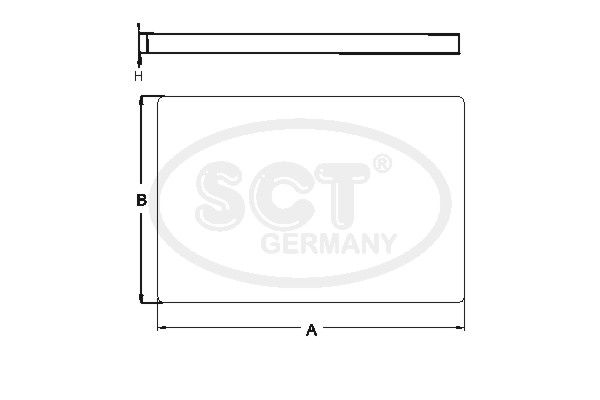 SCT GERMANY filtras, salono oras SA 1131